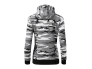 Camo Zipper Sweatshirt women’s camouflage gray XS thumb 3