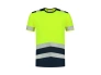 T-Shirt High Vis Bicolor T-shirt unisex fluorescent yellow S thumb 2