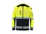 Bi-color EN ISO 20471 Softshell Softshell Jacket unisex fluorescent yellow M thumb 2