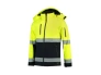 Bi-color EN ISO 20471 Softshell Softshell Jacket unisex fluorescent yellow M thumb 1