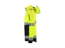 Bi-color EN ISO 20471 Softshell Softshell Jacket unisex fluorescent yellow M thumb 4