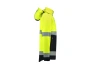 Bi-color EN ISO 20471 Softshell Softshell Jacket unisex fluorescent yellow M thumb 5