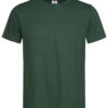 Stedman-ST2000-Unisex-Puuvillane-T-Särk-Bottle-Green-tumeroheline-trükiga