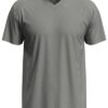 STEDMAN-ST2300-v-neck-kaelus-meeste-t-särk-hall-grey-heater-trükk