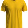 STEDMAN-ST2300-v-neck-kaelus-meeste-t-särk-kollane-sunflower-yellow-trükk