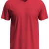 STEDMAN-ST2300-v-neck-kaelus-meeste-t-särk-tume-punane-scarlet-red-trükk