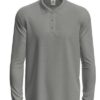 STEDMAN-ST3400-pikk-käis-polo-long-sleeve-shirt-grey-heather-GYH