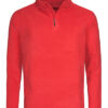 STEDMAN-ST5020-meeste-pool-lukuga-fliis-fleece-pulloveer-half-zip-scarlet-red-punane