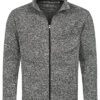 STEDMAN-ST5850-meeste-fliis-kootud-jakk-fleece-knitted-dark-grey-melange-tume-hall-logo-trükk