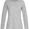 Stedman-ST9180-pikakäistega-kootud-kampsun-naistele-light-grey-melange-LGM
