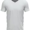 STEDMAN-ST9610-meeste-t-särk-body-fit-v-kaelus-neck-clive-white-valge-WHI